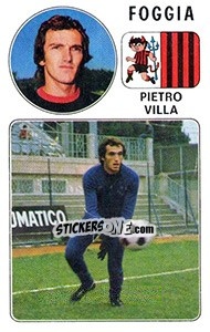 Sticker Pietro Villa - Calciatori 1976-1977 n. 81 - Panini
