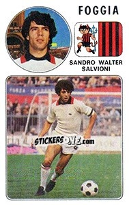 Figurina Sandro Walter Savioni - Calciatori 1976-1977 - Panini