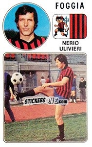 Sticker Nerio Ulivieri - Calciatori 1976-1977 n. 85 - Panini