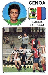 Sticker Claudio Tarocco - Calciatori 1976-1977 - Panini