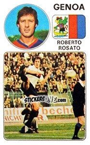 Sticker Roberto Rosato - Calciatori 1976-1977 n. 100 - Panini