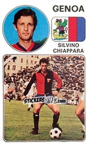 Cromo Silvino Chiappara - Calciatori 1976-1977 - Panini