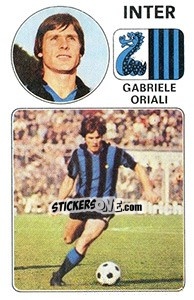 Sticker Gabriele Oriali - Calciatori 1976-1977 n. 105 - Panini