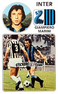 Cromo Giampiero Marini - Calciatori 1976-1977 - Panini