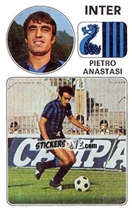 Figurina Pietro Anastasi - Calciatori 1976-1977 - Panini