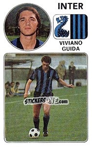 Sticker Viviano Guida - Calciatori 1976-1977 - Panini