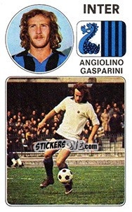 Sticker Angiolino Gasparini - Calciatori 1976-1977 n. 117 - Panini