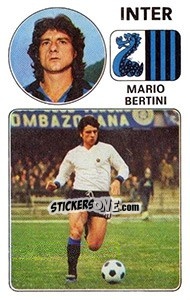 Sticker Mario Bertini - Calciatori 1976-1977 n. 118 - Panini