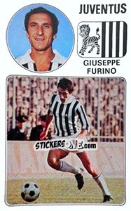 Sticker Giuseppe Furino - Calciatori 1976-1977 - Panini