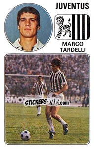 Sticker Marco Tardelli - Calciatori 1976-1977 n. 157 - Panini