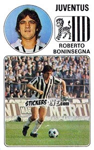 Cromo Roberto Boninsegna - Calciatori 1976-1977 n. 160 - Panini