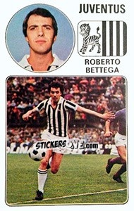Sticker Roberto Bettega - Calciatori 1976-1977 - Panini