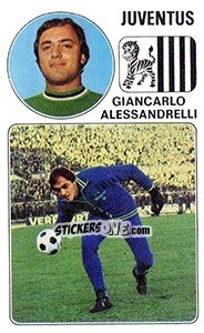 Sticker Giancarlo Alessandrelli - Calciatori 1976-1977 n. 162 - Panini