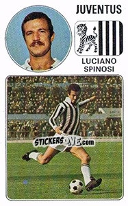 Sticker Luciano Spinosi - Calciatori 1976-1977 n. 163 - Panini