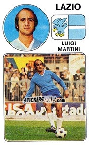 Figurina Luigi Martini - Calciatori 1976-1977 - Panini