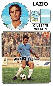 Sticker Giuseppe Wilson - Calciatori 1976-1977 n. 171 - Panini