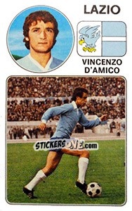 Sticker Vincenzo D'Amico - Calciatori 1976-1977 n. 175 - Panini