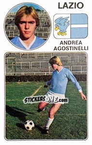 Cromo Andrea Agostinelli - Calciatori 1976-1977 n. 181 - Panini