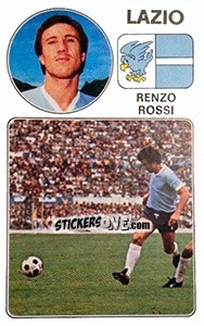 Sticker Renzo Rossi - Calciatori 1976-1977 - Panini