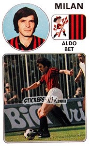 Sticker Aldo Bet - Calciatori 1976-1977 n. 189 - Panini