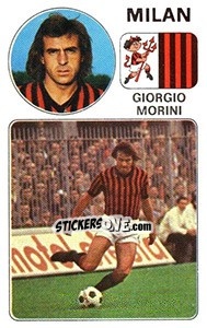 Figurina Giorgio Morini - Calciatori 1976-1977 - Panini