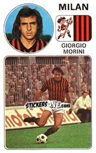 Sticker Giorgio Morini - Calciatori 1976-1977 n. 190 - Panini