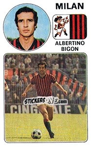 Cromo Albertino Bigon - Calciatori 1976-1977 - Panini