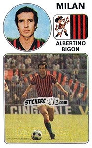 Sticker Albertino Bigon - Calciatori 1976-1977 n. 192 - Panini