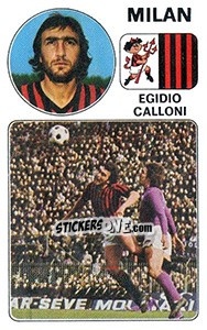 Sticker Egidio Calloni - Calciatori 1976-1977 n. 194 - Panini