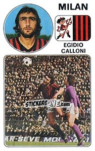 Figurina Egidio Calloni - Calciatori 1976-1977 - Panini