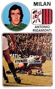 Cromo Antonio Rigamonti - Calciatori 1976-1977 - Panini