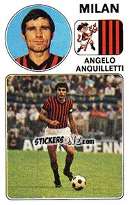 Cromo Angelo Anquilletti - Calciatori 1976-1977 - Panini
