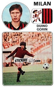 Sticker Duino Gorin - Calciatori 1976-1977 n. 199 - Panini