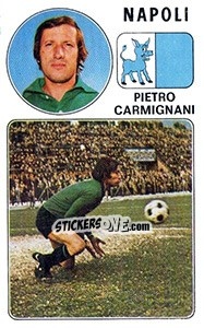 Sticker Pietro Carmignani - Calciatori 1976-1977 - Panini