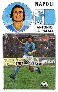 Cromo Antonio La Palma - Calciatori 1976-1977 - Panini