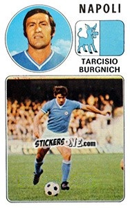 Sticker Tarcisio Burgnich - Calciatori 1976-1977 - Panini