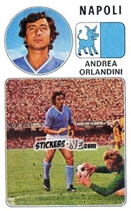 Sticker Andrea Orlandini - Calciatori 1976-1977 n. 207 - Panini