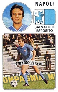 Cromo Salvatore Esposito - Calciatori 1976-1977 - Panini