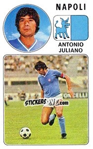 Cromo Antonio Juliano - Calciatori 1976-1977 - Panini