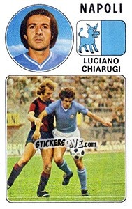 Sticker Luciano Chiarugi - Calciatori 1976-1977 n. 212 - Panini