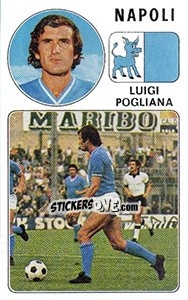 Sticker Luigi Pogliana - Calciatori 1976-1977 - Panini