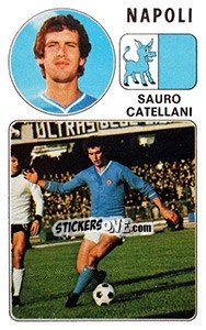 Cromo Sauro Catellani - Calciatori 1976-1977 - Panini