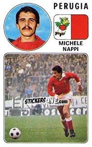 Cromo Michele Nappi - Calciatori 1976-1977 - Panini
