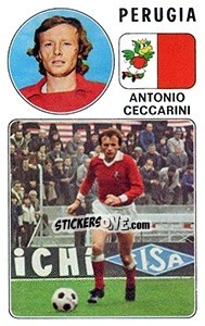 Sticker Antonio Ceccarini - Calciatori 1976-1977 - Panini