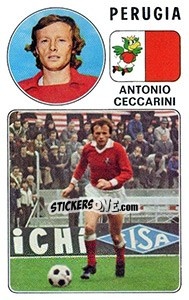 Sticker Antonio Ceccarini - Calciatori 1976-1977 n. 221 - Panini