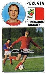 Sticker Comunardo Niccolai - Calciatori 1976-1977 n. 223 - Panini