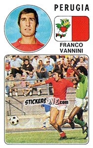 Sticker Franco Vannini - Calciatori 1976-1977 - Panini