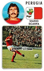 Sticker Mario Scarpa - Calciatori 1976-1977 n. 227 - Panini