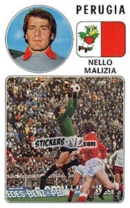 Cromo Nello Malizia - Calciatori 1976-1977 - Panini