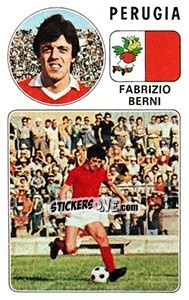 Sticker Fabrizio Berni - Calciatori 1976-1977 n. 231 - Panini